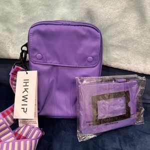 IHKWIP EVERYDAY ESSENTIALS CROSSBODY AND WRISTLET BUNDLE -PURPLE sold out on lin